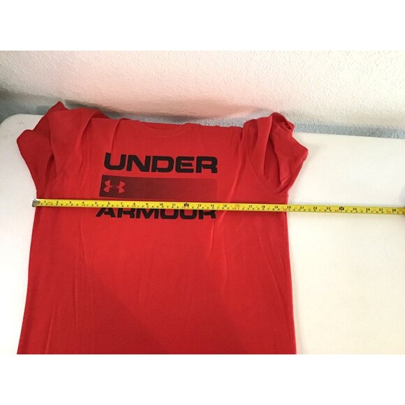 Under Armour Mens Red Graphic T-Shirt Size S - Picture 5 of 6